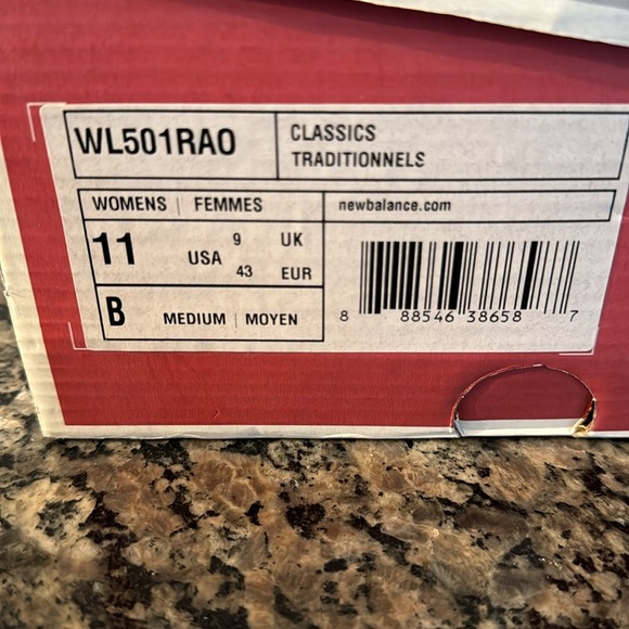 New balance 501 gray and purple NIB 11 - Picture 8 of 8